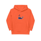 Orange Bitcoin Whale Kids Bitcoin Hoodie by lil'B