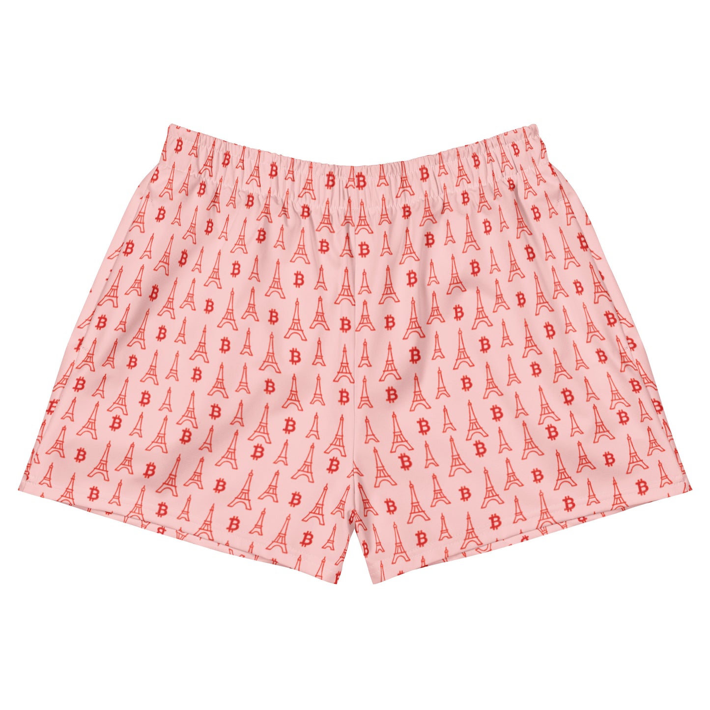 Women's Bitcoin shorts from the Bitcoin Paris collection.