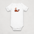 Heather Grey Bitcoin Onesie for Infants by the Bitcoin Whale Collection by lil&