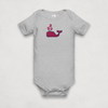 Grey Heather Bitcoin Whale Bitcoin Onesie for Infants by lil'B