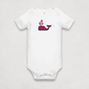Grey Heather Bitcoin Whale Bitcoin Onesie for Infants by lil'B
