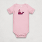 Pink Bitcoin Whale Bitcoin Onesie for Infants by lil'B