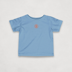 Blue Bitcoin Tee for Infants by lil'B from the Branded Collection