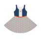 front of the Crab B Girls Bitcoin Dress by lil'B at The Orange Habit