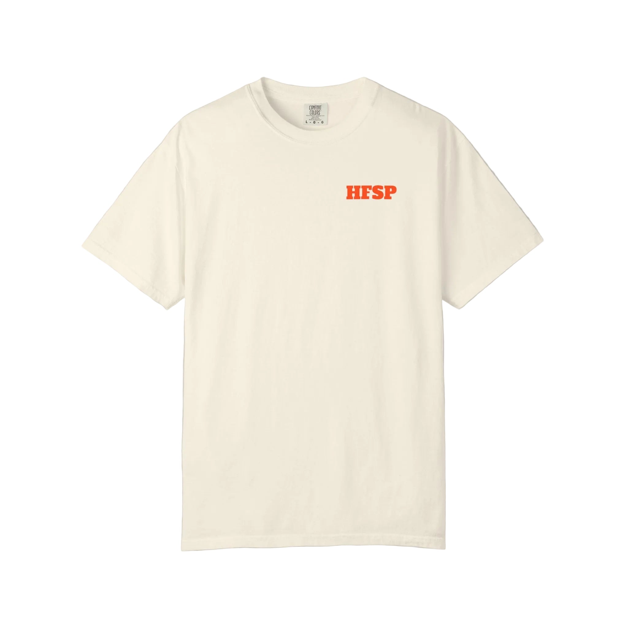 HFSP Bitcoin (cream) T-shirt - The Orange Habit