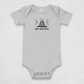 Heather Grey Don't Tread On Me Bitcoin Onesie for Infants by lil'B