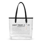 Don't Trust Verify Clear Stadium Bitcoin Themed Tote