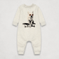 Oatmeal Heather Bitcoin Bodysuit for Infants by the Hodl Dog Frenchie Collection by lil'B
