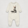 Oatmeal Heather Bitcoin Bodysuit for Infants by the Hodl Dog Frenchie Collection by lil'B