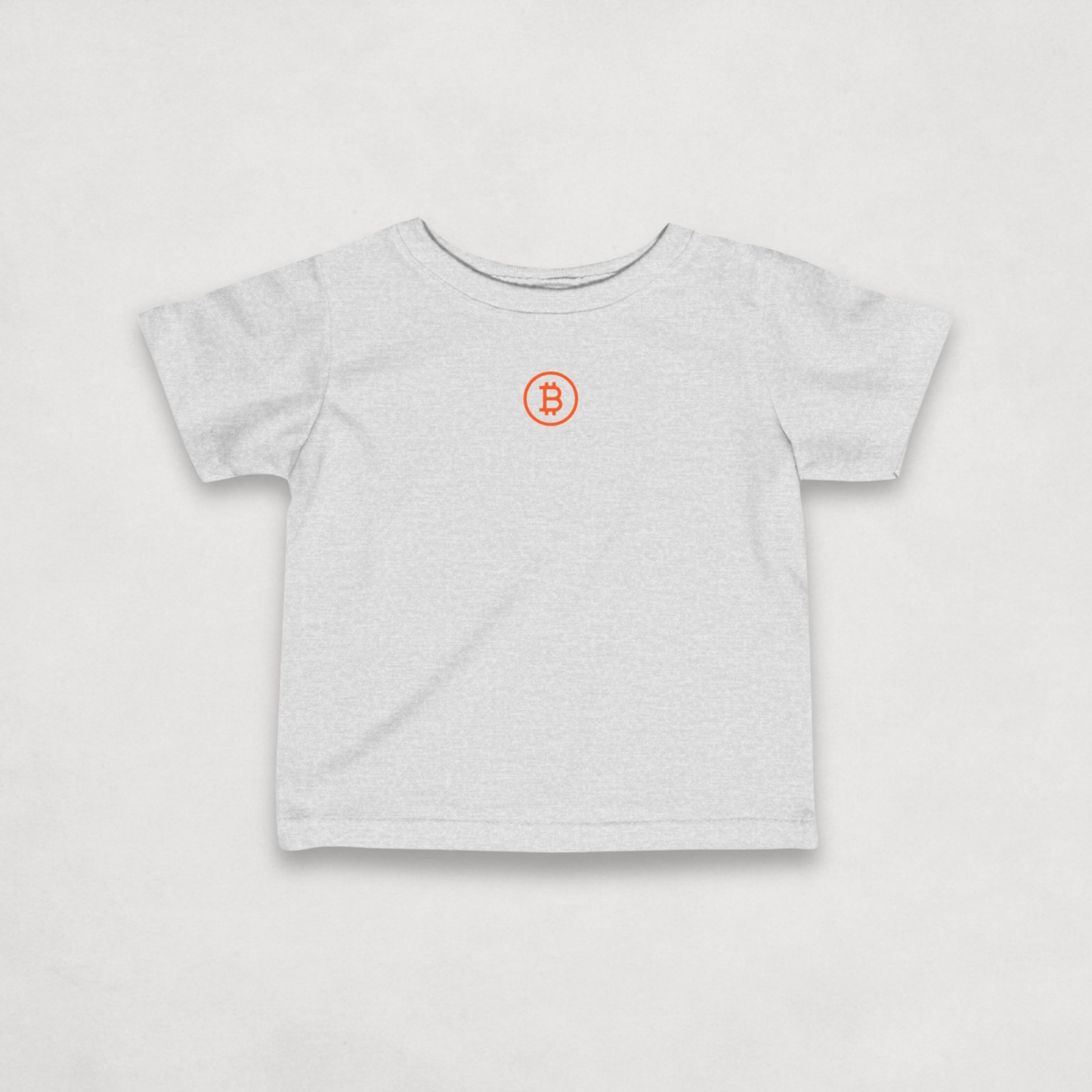 Heather grey Bitcoin Tee for Infants by  lil'B from the Branded Collection
