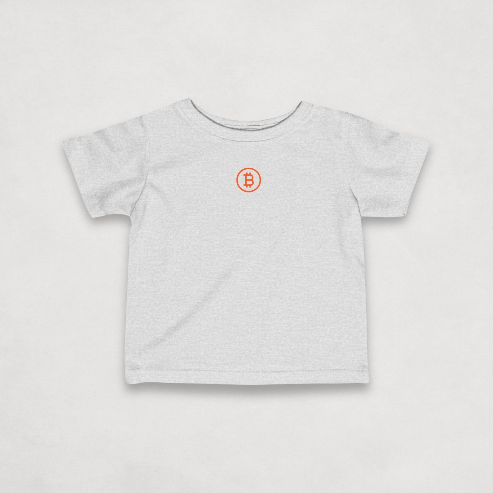 Heather grey Bitcoin Tee for Infants by  lil'B from the Branded Collection