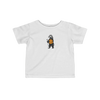 White Bitcoin Tee for Infants from the Honey Badger Collection by li'B