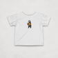 White Bitcoin Tee for Infants from the Honey Badger Collection by li'B