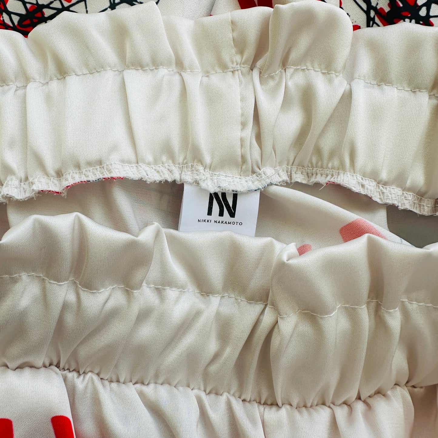 Tax The Rich: Pantalones Anchos de Seda Sintética