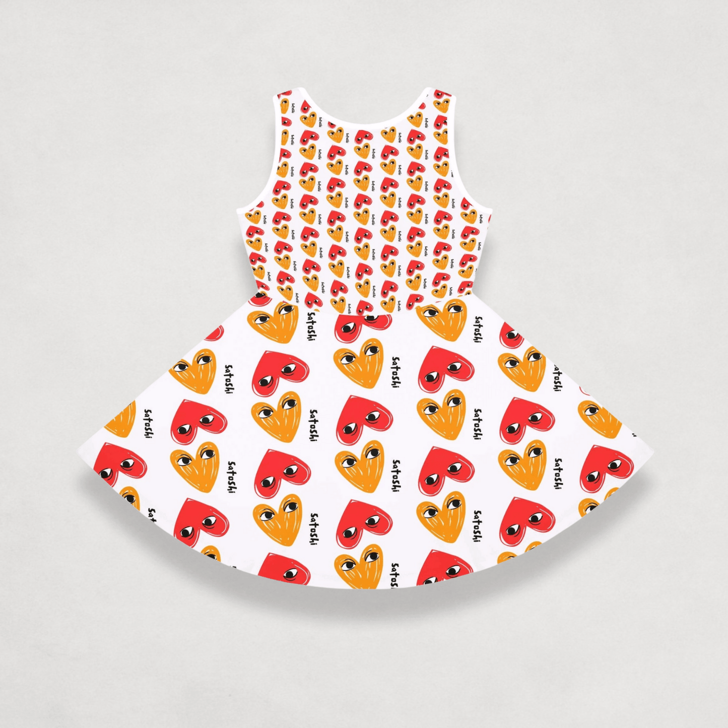 I heart Satoshi Girls Bitcoin Dress by lil'B at The Orange Habit