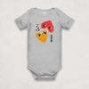 Grey I Heart Satoshi Bitcoin Onesie for Infants by lil'B
