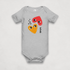 Grey I Heart Satoshi Bitcoin Onesie for Infants by lil&