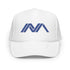 Manna Bitcoin white foam trucker hat at SVRN Society