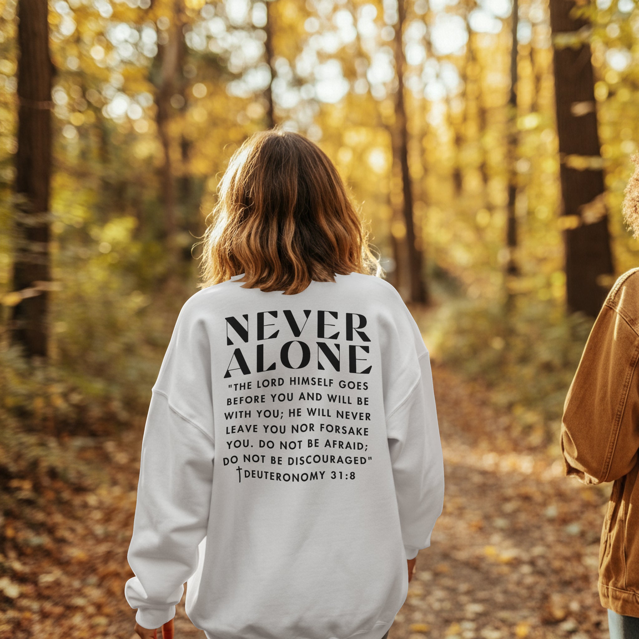 Never Alone apparel by Praise Society — SVRN Society mission