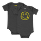Grey Satoshi Smiles Bitcoin Onesie for Infants by lil'B