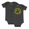 Grey Satoshi Smiles Bitcoin Onesie for Infants by lil'B