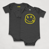 Grey Satoshi Smiles Bitcoin Onesie for Infants by lil'B