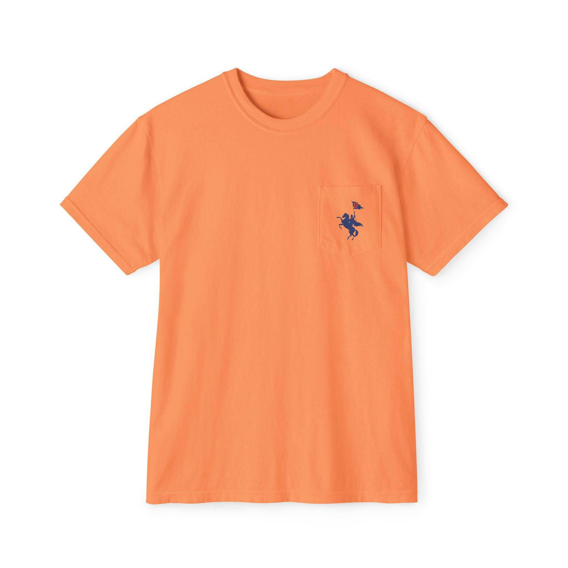 Soft Revolution / Bitcoin Pocket T-Shirt - SVRN_T - The Orange Habit