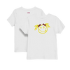 Satoshi Smiles Girls Kids white Bitcoin T-shirt