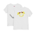 Satoshi Smiles Girls Kids white Bitcoin T-shirt