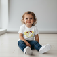Satoshi Smiles Girls' Bitcoin Tee | Toddler
