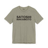 Satoshi Nakamoto Unisex Bitcoin T-Shirt by SVRNT - The Orange Habit