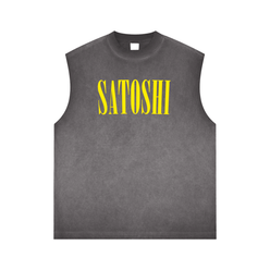 Men's Satoshi Smiles Muscle Tank Top by SVRN Society