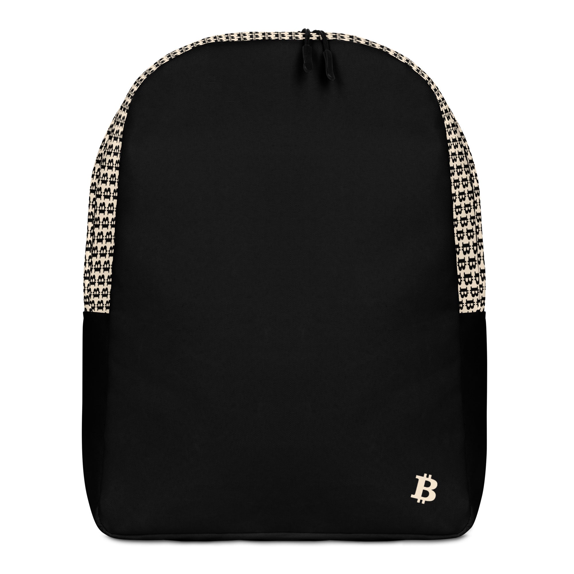 THE B - Satoshi Nakamoto Quote / Bitcoin Backpack - Nikki Nakamoto Bags - The Orange Habit