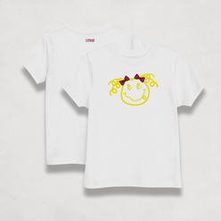 Satoshi Smiles Girls Kids Black Bitcoin T-shirt by lil'B