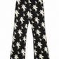 Black Bitcoin themed pants with white pattern on a neutral background SVRN Society