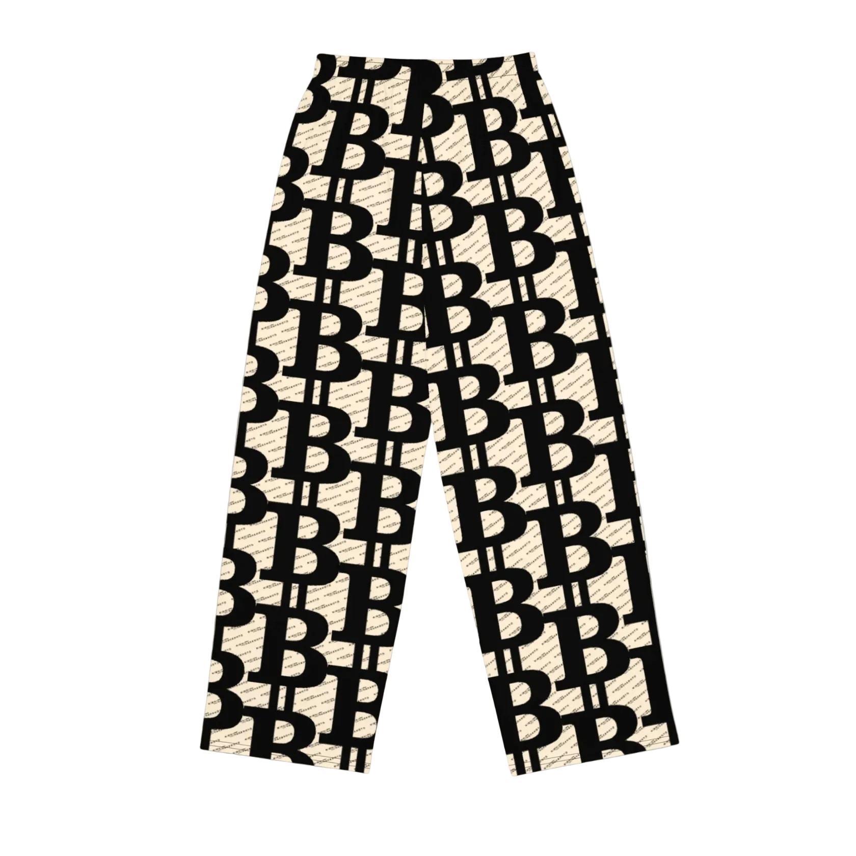 Back of the Womens Bitcoin Pants from The B Collection by Nikki Nakamoto 