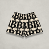 Back of the Womens Bitcoin Shorts from The B Collection by Nikki Nakamoto