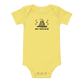 Yellow Don't Tread On Me Bitcoin Onesie for Infants by lil'B