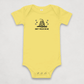 Yellow Don't Tread On Me Bitcoin Onesie for Infants by lil'B