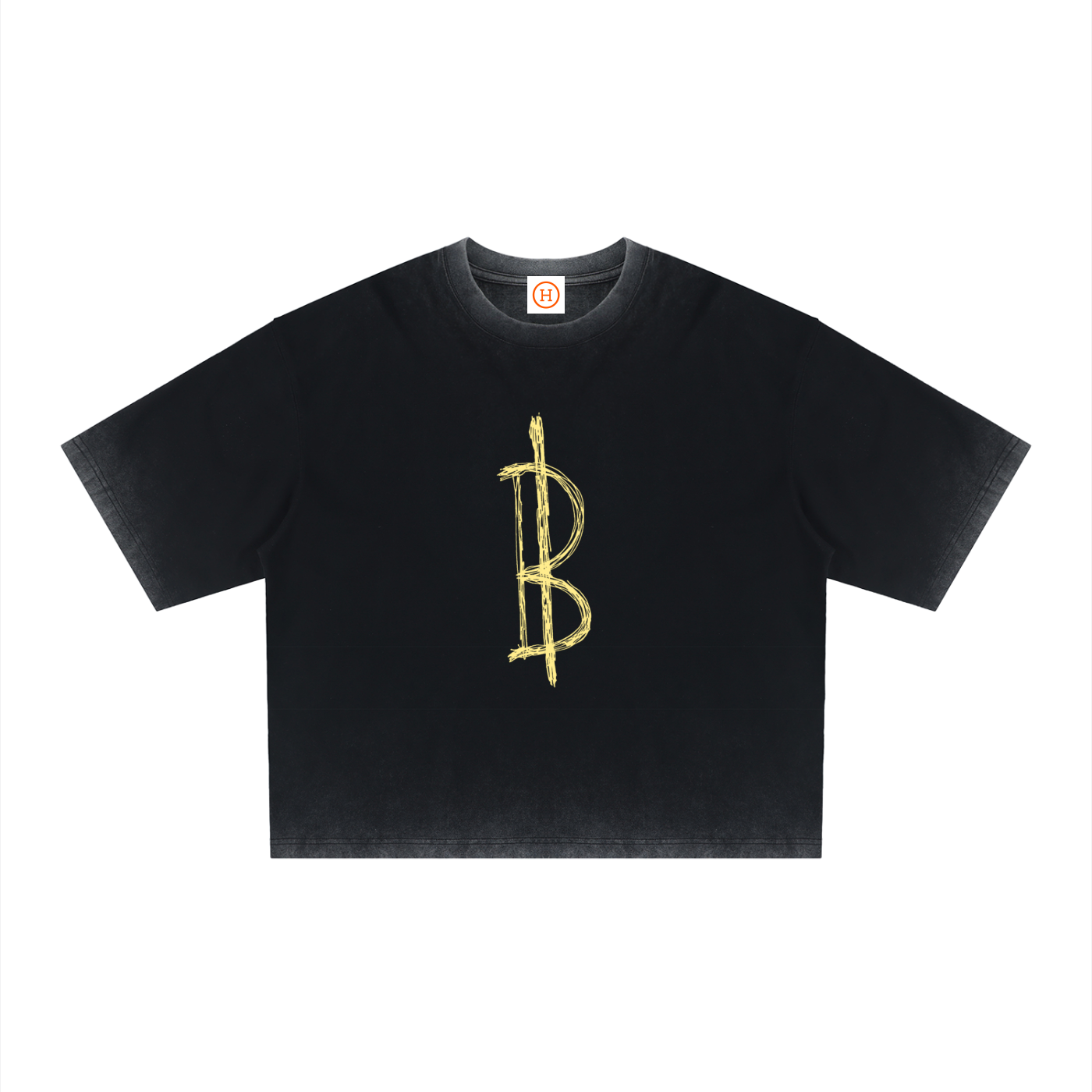 Buy Bitcoin: Reverse Dyed Boxy T-Shirt