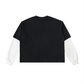 Captivated: Layered Contrast Sleeve T-Shirt