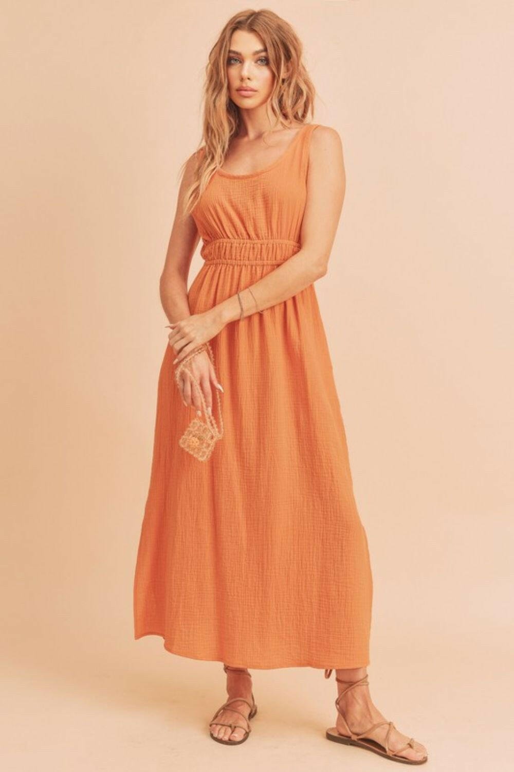 Boutique / Aemi + Co Sleeveless Tank Dress - Aemi+Co - The Orange Habit