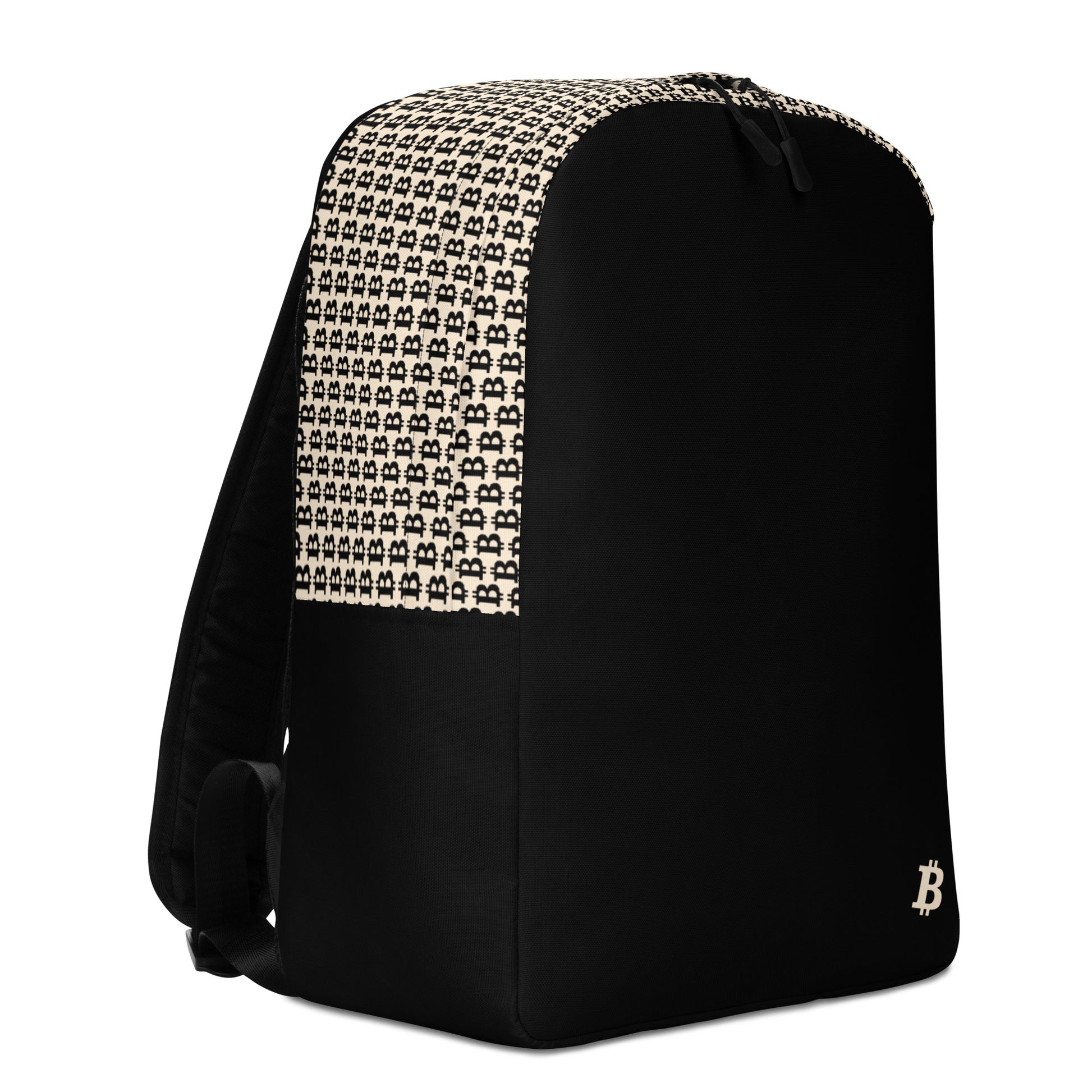 THE B - Satoshi Nakamoto Quote / Bitcoin Backpack - Nikki Nakamoto Bags - The Orange Habit