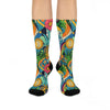 Bitcoin Socks / ALOHA SATOSHI - SVRN_T - The Orange Habit