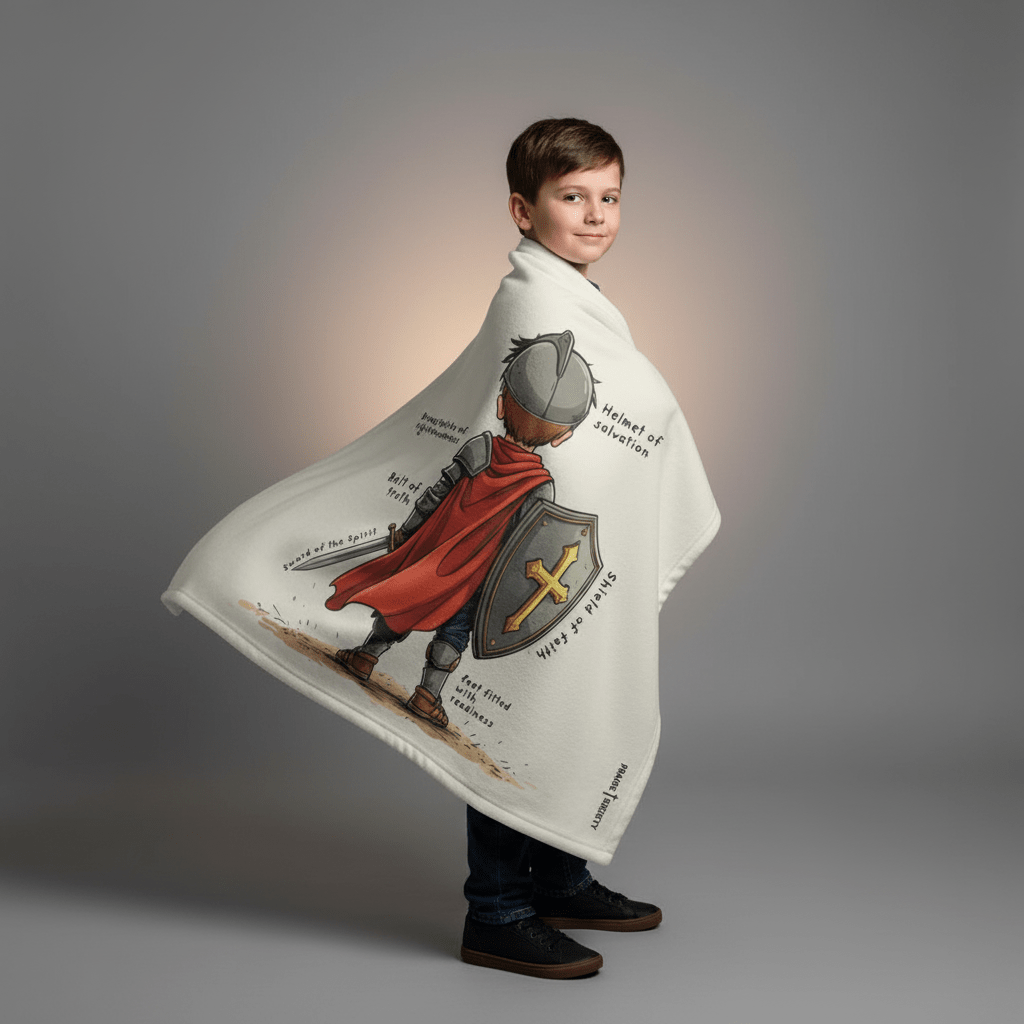 Armor of God Boys' Bible Verse Blanket - SVRN Society