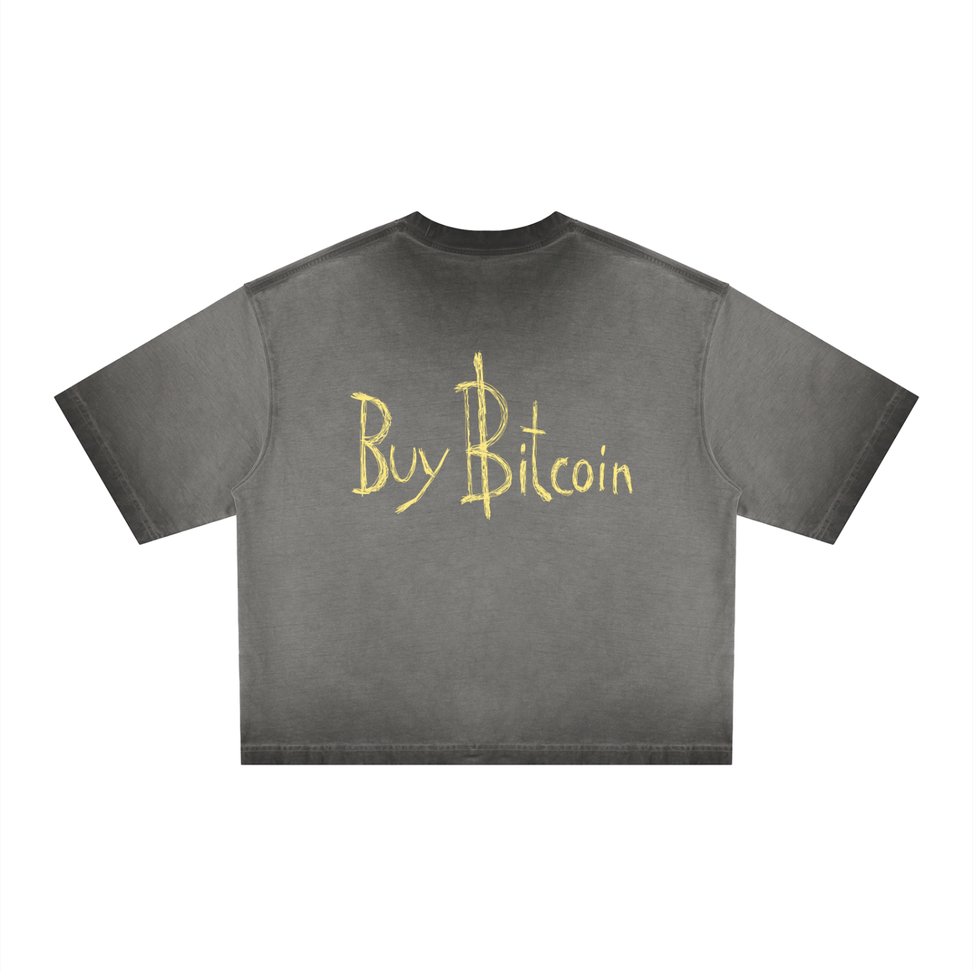 Buy Bitcoin: Reverse Dyed Boxy T-Shirt