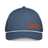 Blue cap with &