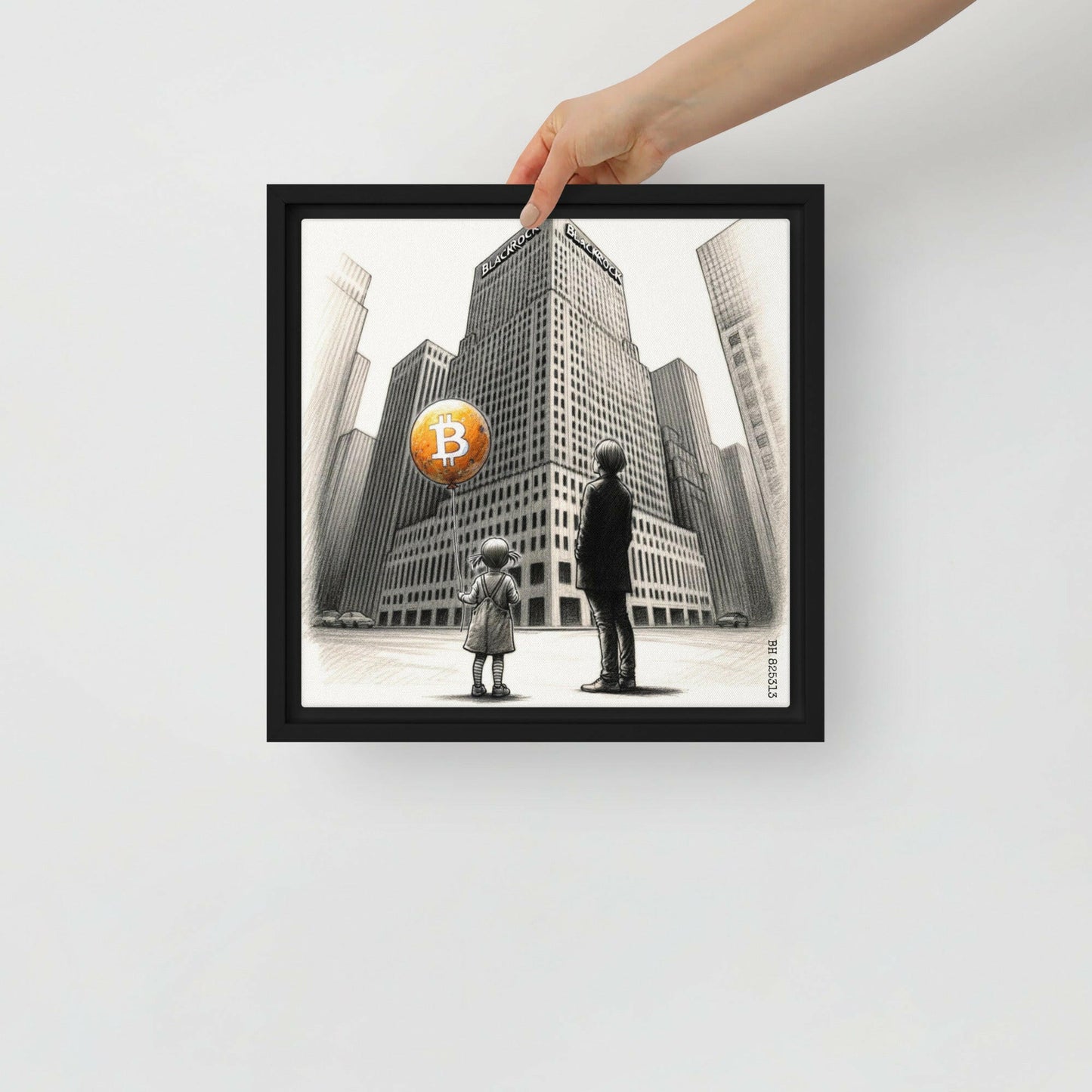 Bitcoin Art / The Unknown - Orange Habit Home - The Orange Habit