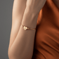 Bitcoin B: Bitcoin Heart Bracelet – 18K Gold PVD - SVRN Society