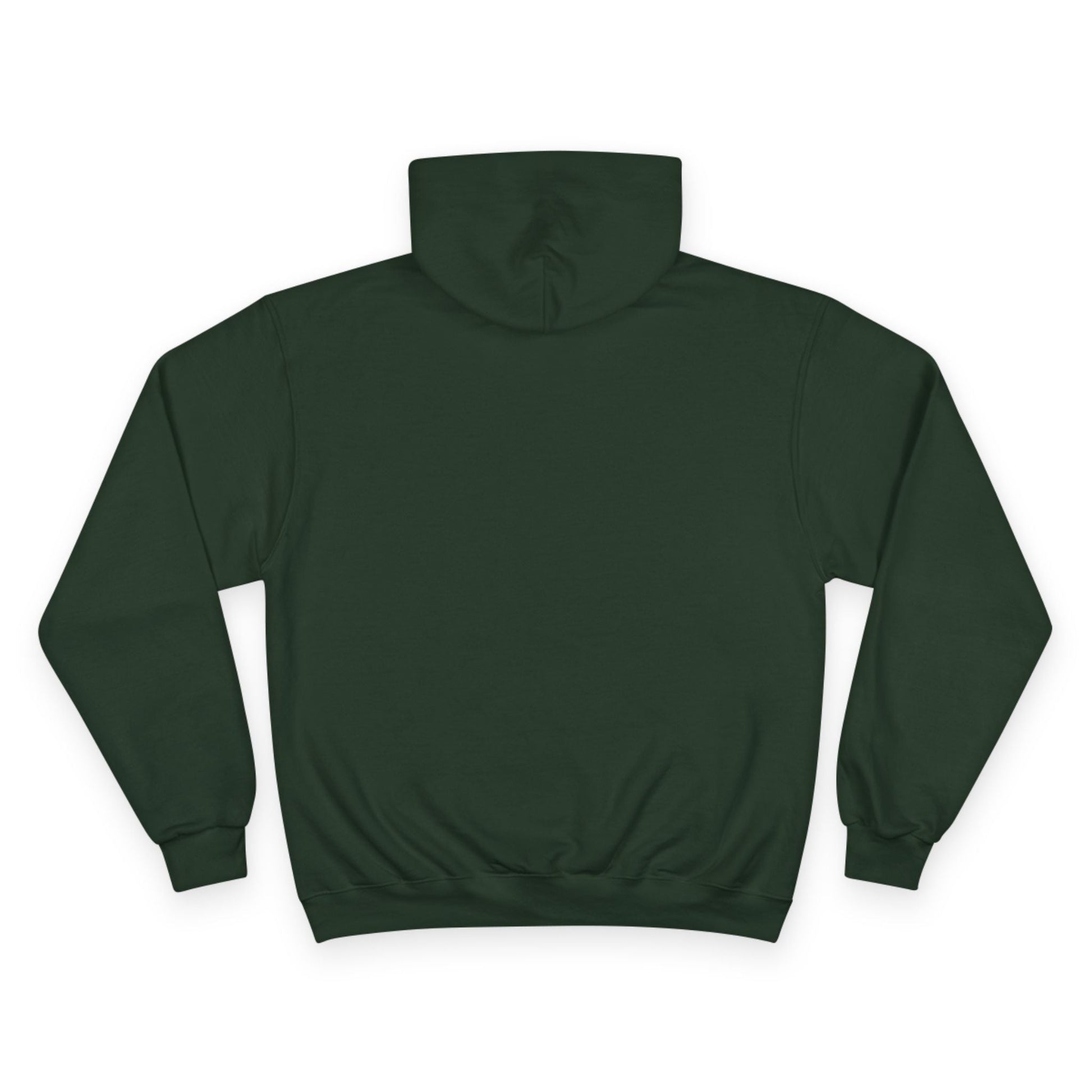 (Dark Green) hoodie on a white background